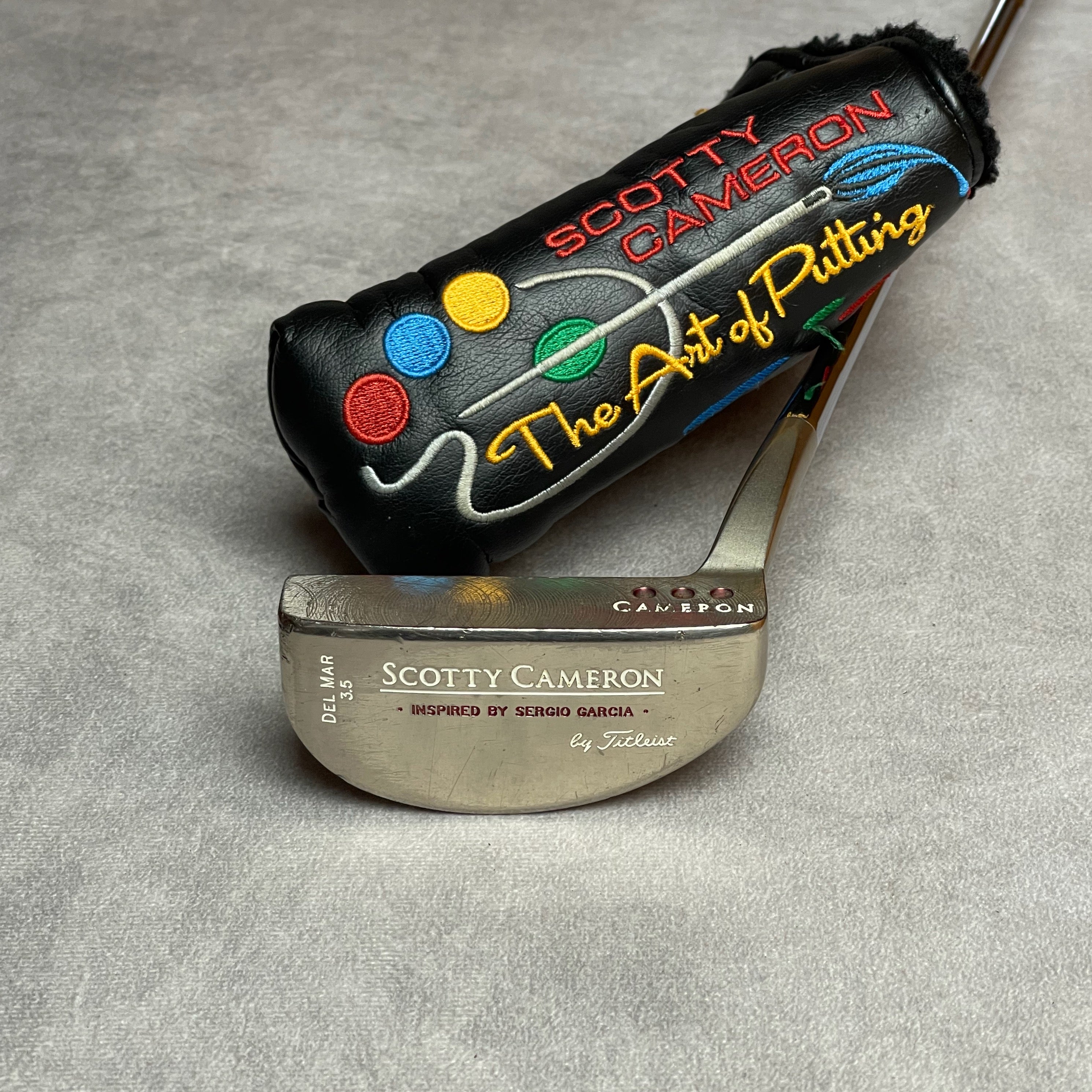 Putter Scotty Cameron Inspired By Sergio Garcia - Finition Xtreme Dark DLC - Neuf