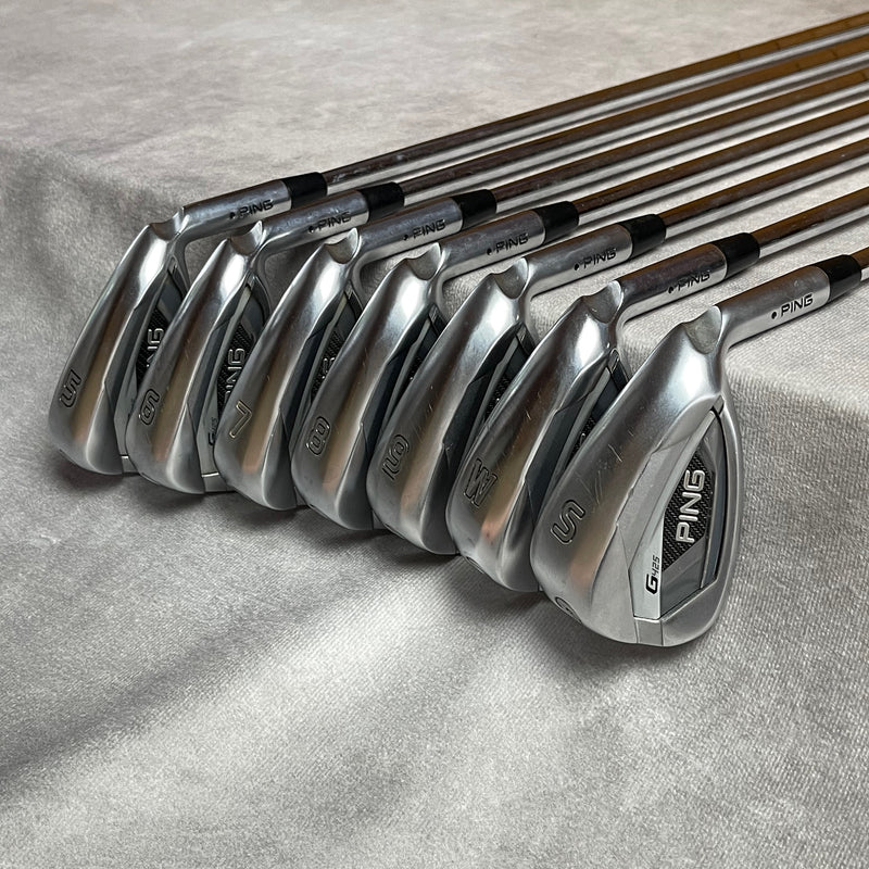 Ping G425 5-PW+SW Irons | Ping AWT 2.0 Stiff Flex | Black Dot | Jumbomax Grips