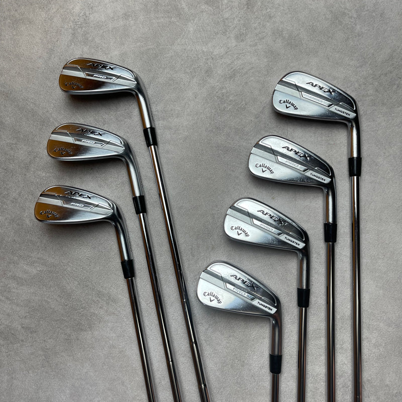 Callaway Apex Pro 21 4-PW Irons | True Temper Elevate ETS 115 VSS Pro Stiff Flex