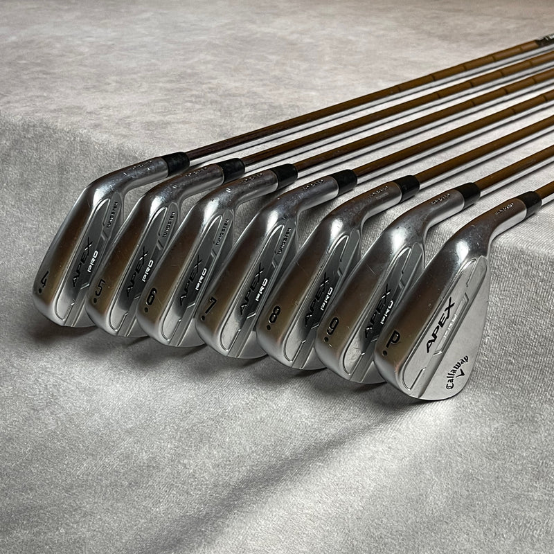 Callaway Apex Pro 21 4-PW Irons | True Temper Elevate ETS 115 VSS Pro Stiff Flex