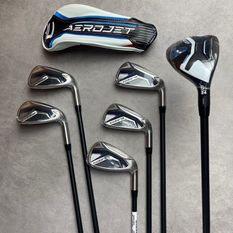 Cobra Aerojet 5 Hybrid+6-PW Package | Graphite KBS PGI Players 75 Regular Flex