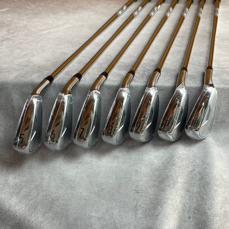 Titleist T200 5-PW+GW Irons - Men's True Temper AMT Black S300 Stiff Flex