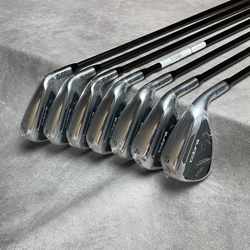 Cobra KING LTDx 5-PW+SW Irons | KBS PGI Players 65 A Flex (Soft Regular)