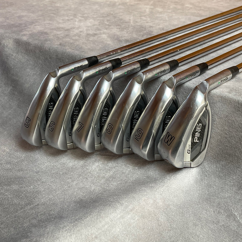 Ping G425 5-PW Irons | Ping AWT 2.0 Regular Flex (Green Dot - 2° Upright)