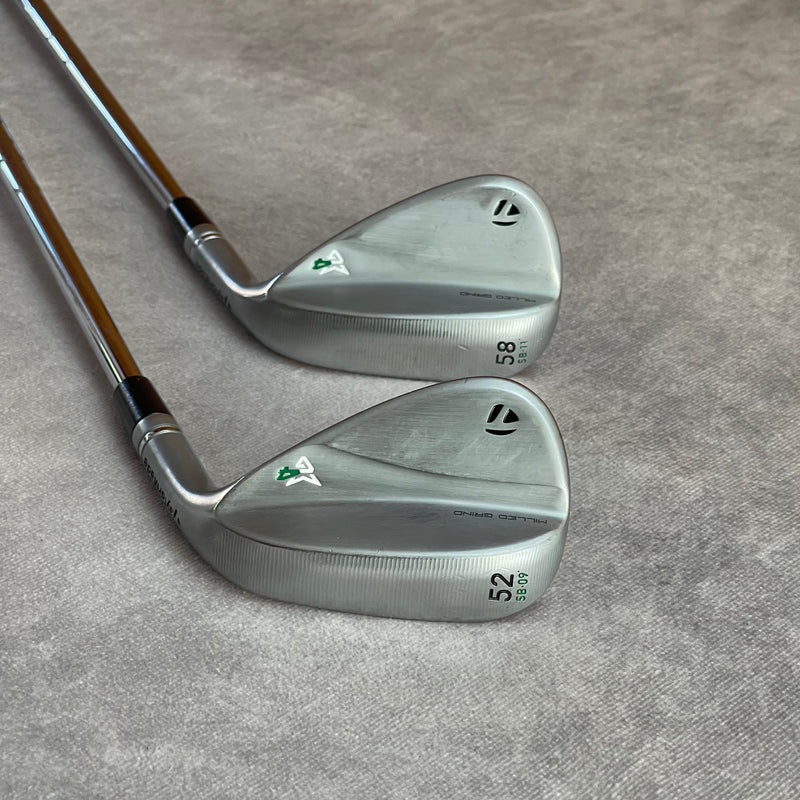 Taylormade Milled Grind 4 'Satin Chrome' Wedge Set | 52 & 58 Degree