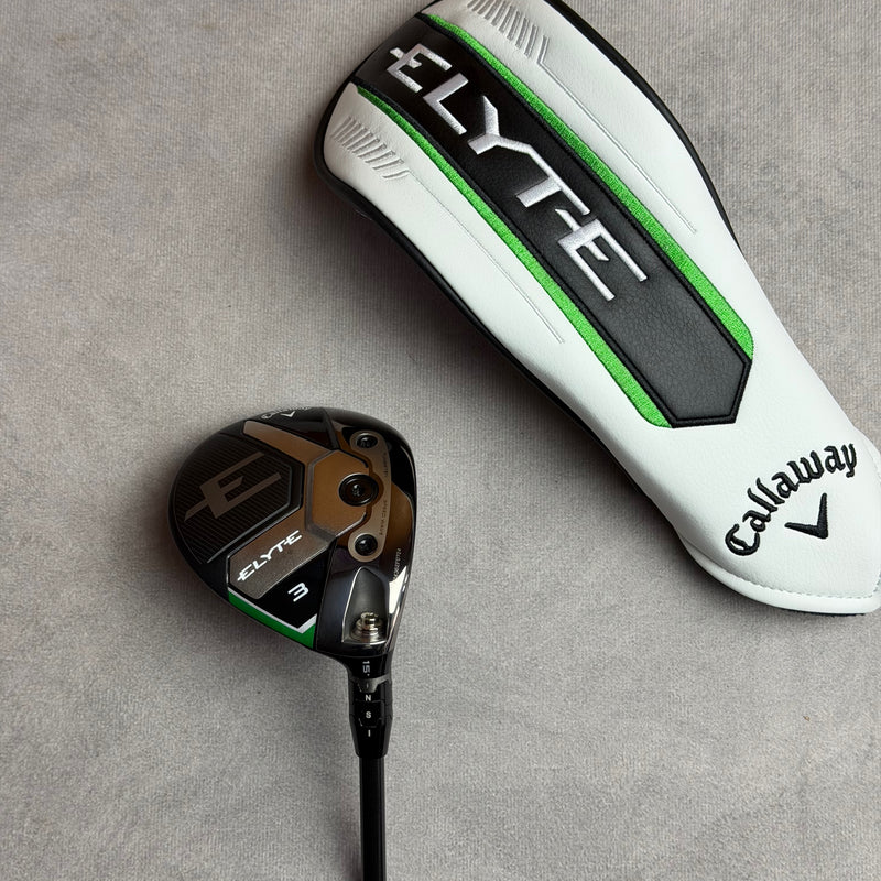 Callaway Elyte Triple Diamond 15 Degree 3 Wood | Project X Denali 80g 6.5 Extra Stiff