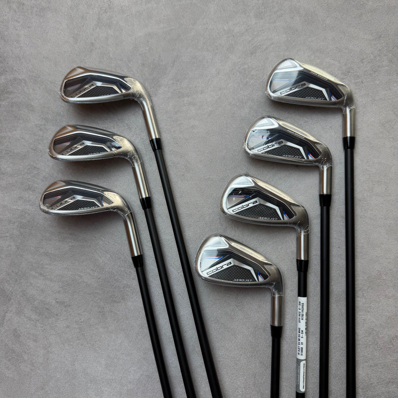 Cobra Aerojet 6-PW+GW+SW Irons | KBS PGI Players 75 Regular Flex