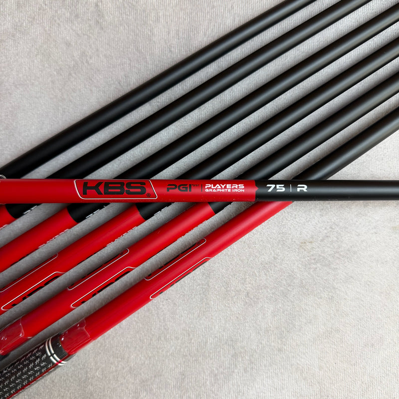 Cobra Aerojet 6-PW+GW+SW Irons | KBS PGI Players 75 Regular Flex