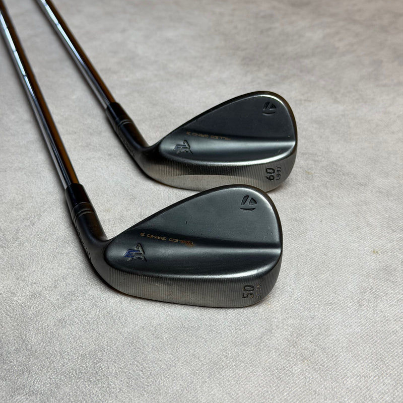 Taylormade Milled Grind 3 'Black' Wedge Set | 50 & 60 Degree