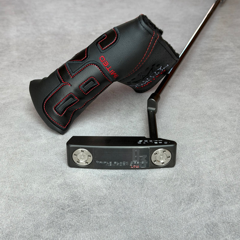 Scotty Cameron B3 Triple Black 'Limited Edition' Newport 2 Long Neck P