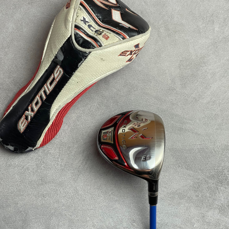 Tour Edge Exotics XCG3 15 Degree 3 Wood - Grafalloy Prolaunch Blue Regular Flex