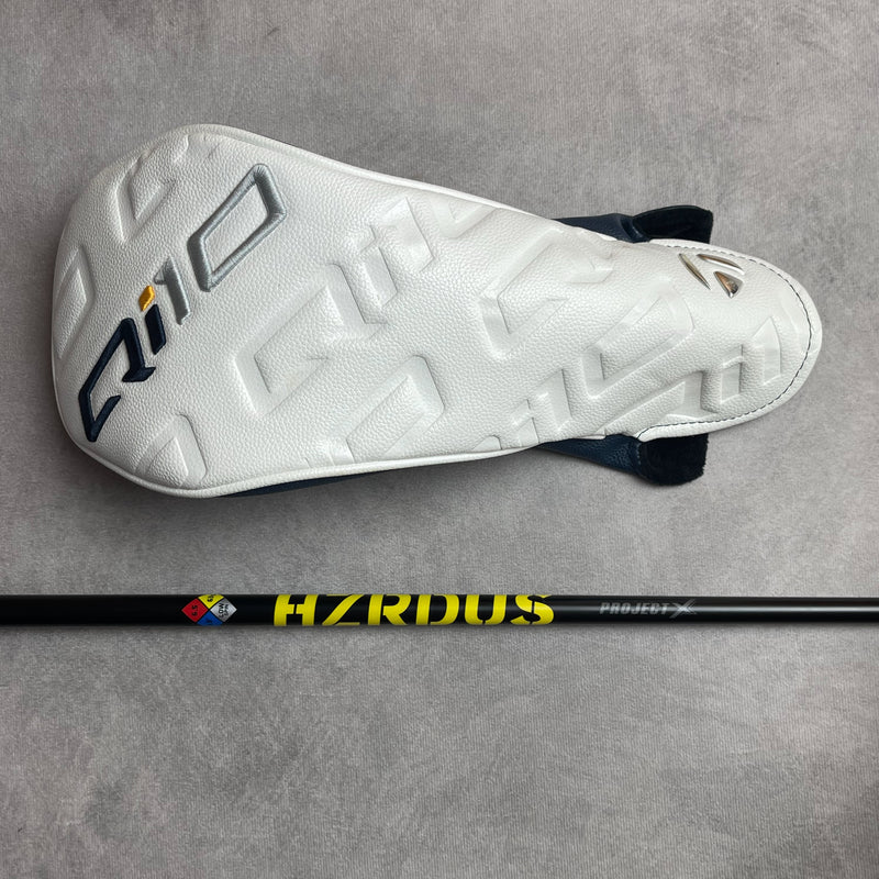 Taylormade Qi10 9.0 Degree Driver - Project X Hzrdus 63g 6.5 Extra Stiff Flex