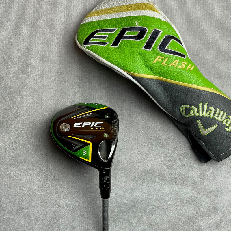 Callaway Epic Flash 15 Degree 3 Wood - Project X Evenflow 65g 6.0 Stiff Flex