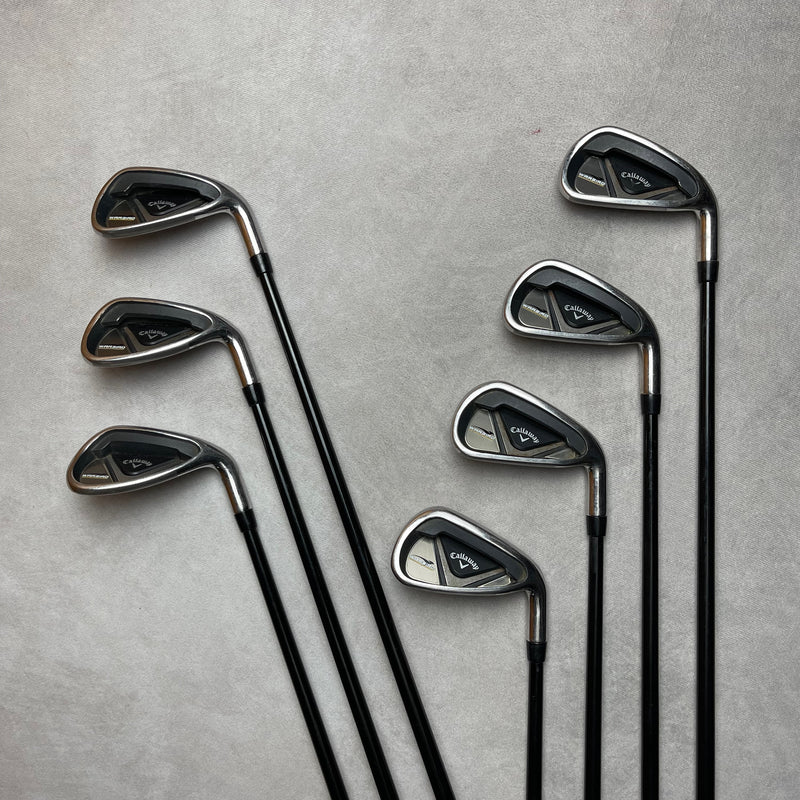 Callaway Warbird 5-SW Irons - Graphite Callaway Warbird Regular Flex