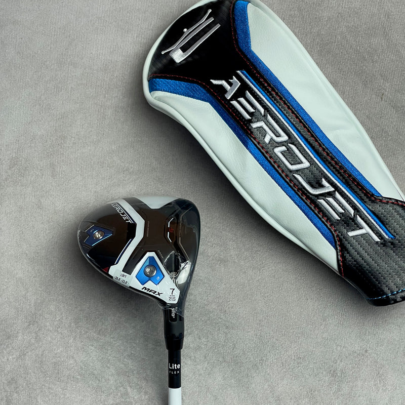 Cobra Aerojet Max 21.5 Degree 7 Wood | UST Mamiya Helium 5F2 Lite Regular Flex