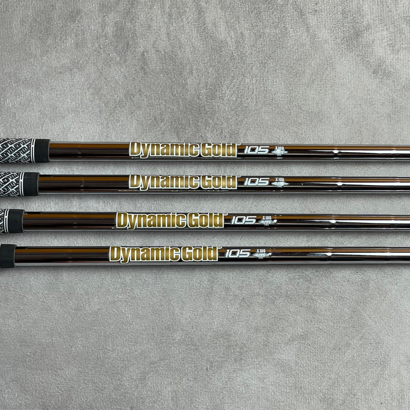 Taylormade P7MB 7-PW Irons | Dynamic Gold 105 X100 Extra Stiff Flex