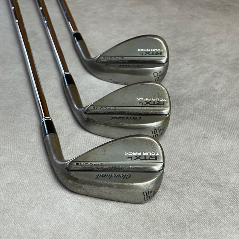 Cleveland RTX 6 'Tour Rack' Wedge Set | 52, 56, 60 Degree | +1/2"