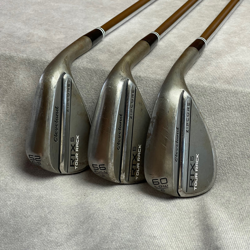 Cleveland RTX 6 'Tour Rack' Wedge Set | 52, 56, 60 Degree | +1/2"