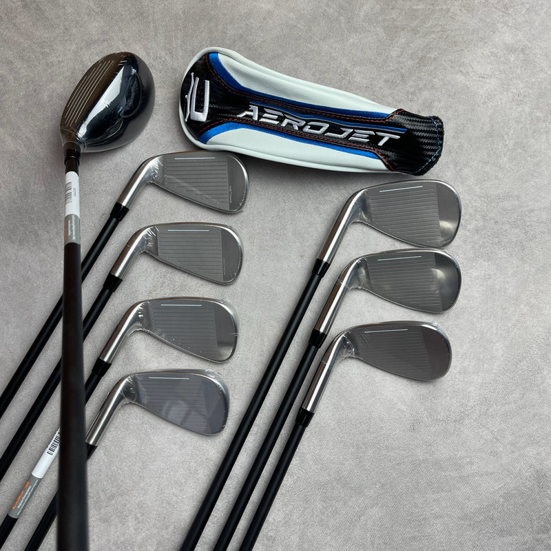 Cobra Aerojet 5 Hybrid+6-PW,GW,SW Package | Graphite KBS PGI Players 75 Regular Flex