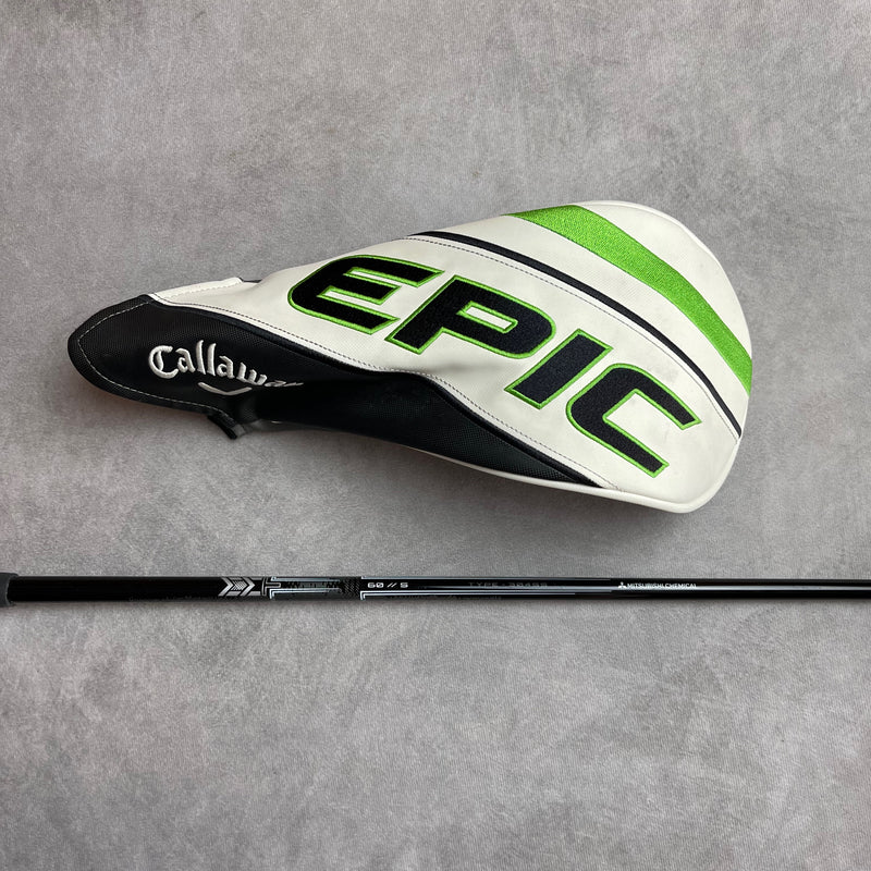 Callaway Epic Speed 9.0 Degree Driver | Mitsubishi Chemical MMT 304SS 60 Stiff Flex