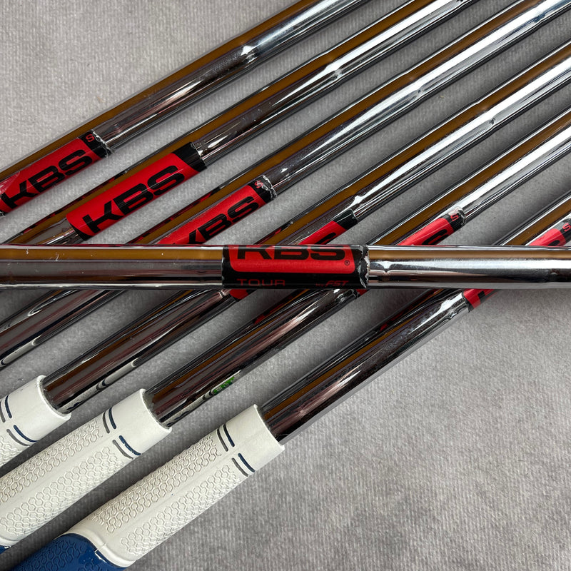 Titleist 714 AP2 4-PW Irons | KBS Tour FST Stiff Flex
