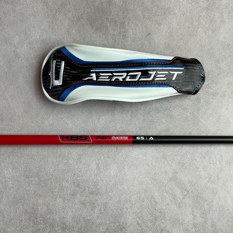Cobra Aerojet 21 Degree 4 Hybrid | KBS PGI Players 65 A Flex (Soft Regular)