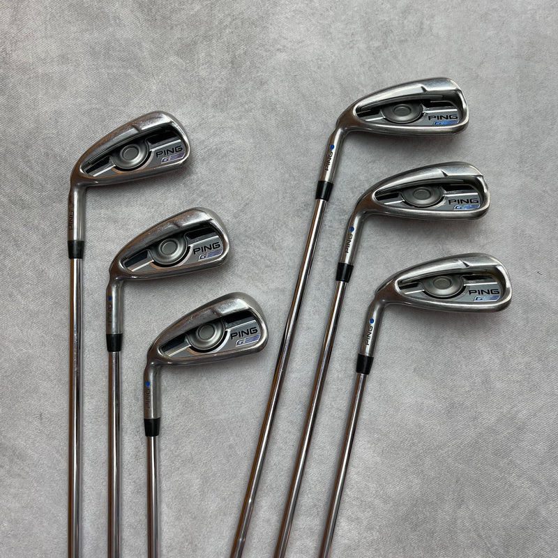 Ping G Series 5-PW Irons | Ping AWT 2.0 Regular Flex (Blue Dot) - LEFT HAND
